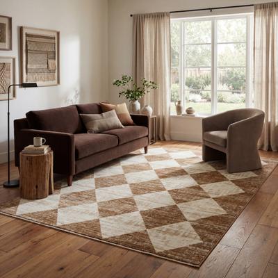 Nuloom Joseline Checkered Fringe Area Rug