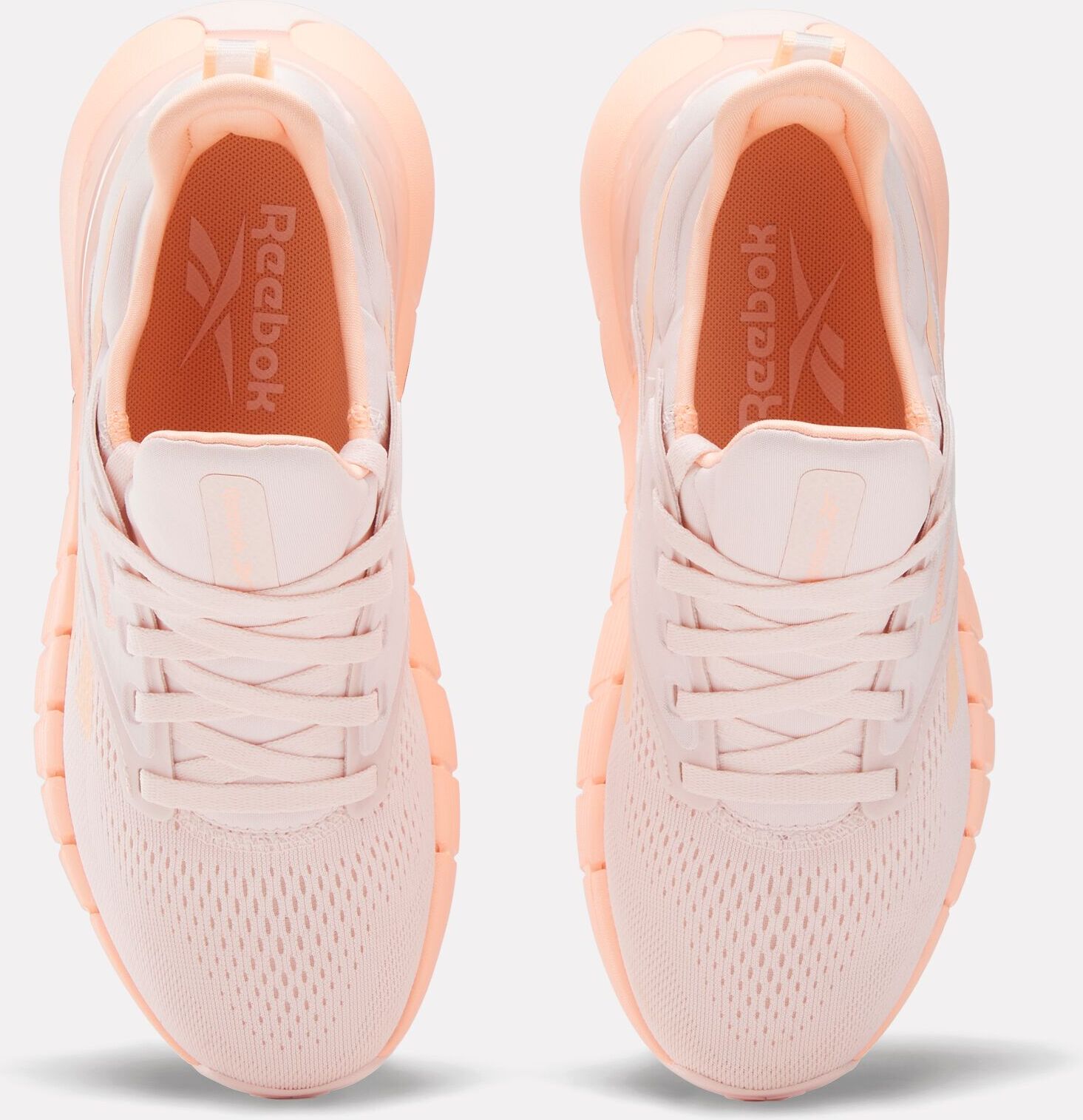 Trainingsschuh REEBOK "NANO GYM", Damen, Gr. 42, atmungsaktiv, rosa (pure pink, future peach), Synthetik, Textil, Schuhe Trainingsschuh, speziell für Gewichtheben oder für die Cardiofläche