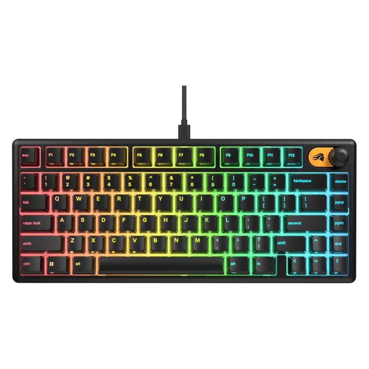 Glorious PC Gaming Race GMBK 75% (US, Kabelgebunden) (GLO-GMBK75-BLK-US)