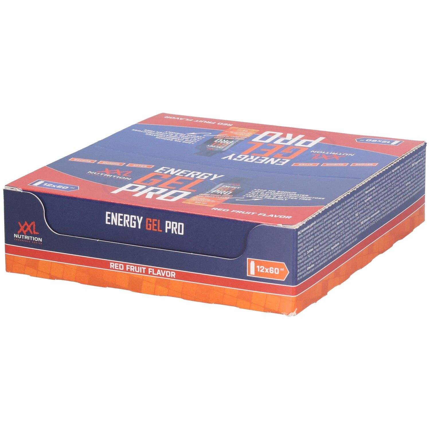 XXL Nutrition Energy Gel Pack Red Fruit 12st 12 St
