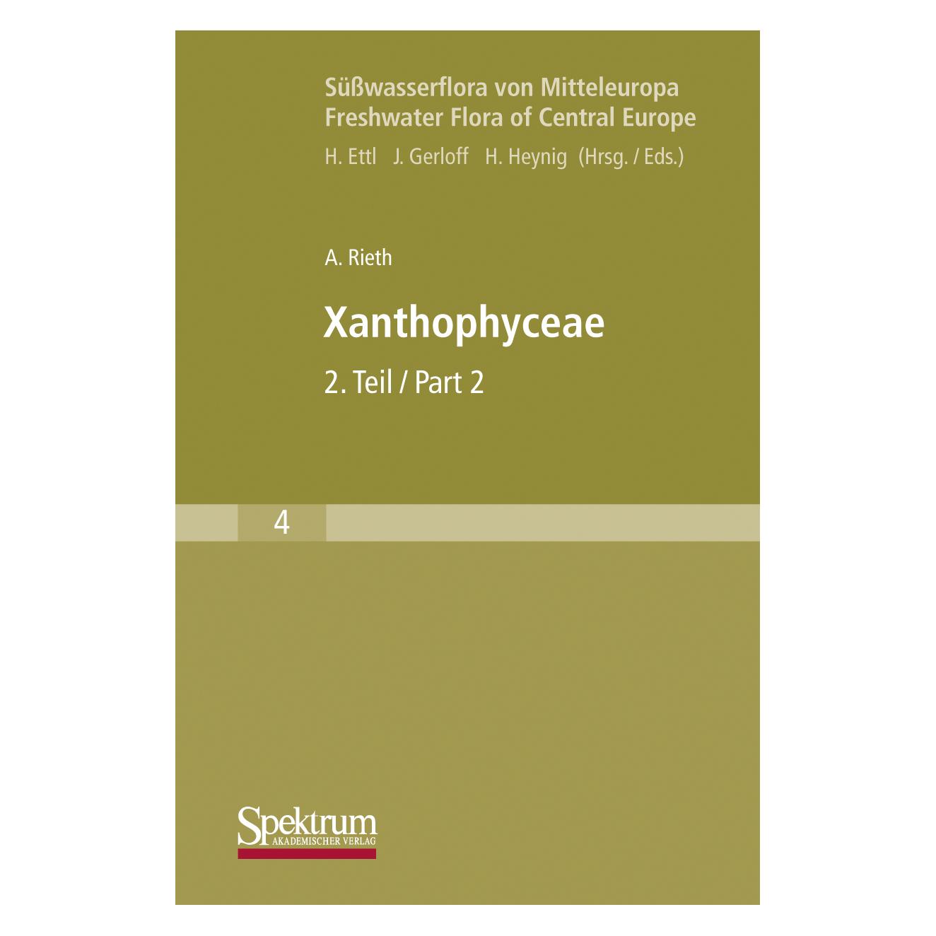 Springer Xanthophyceae (Deutsch, Softcover, Alfred Rieth) (55201552)