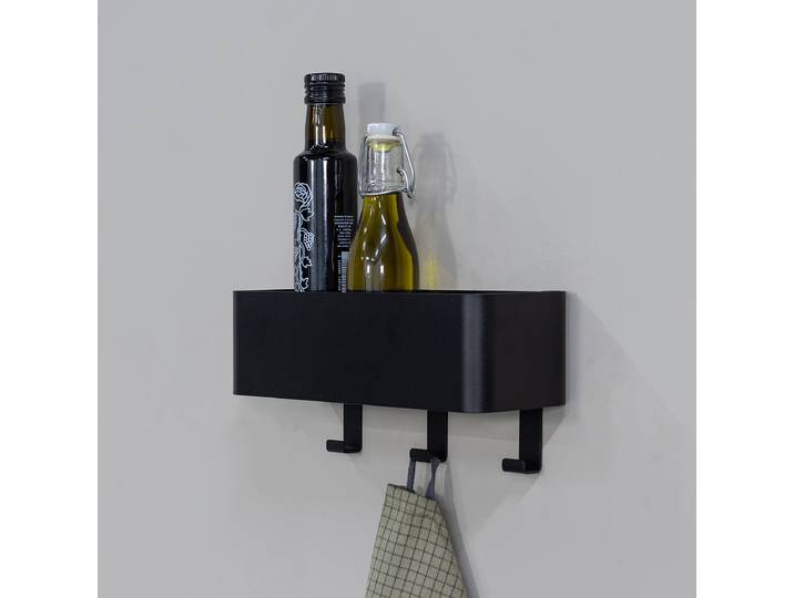 Patère Multi 27cm Noir/Noir