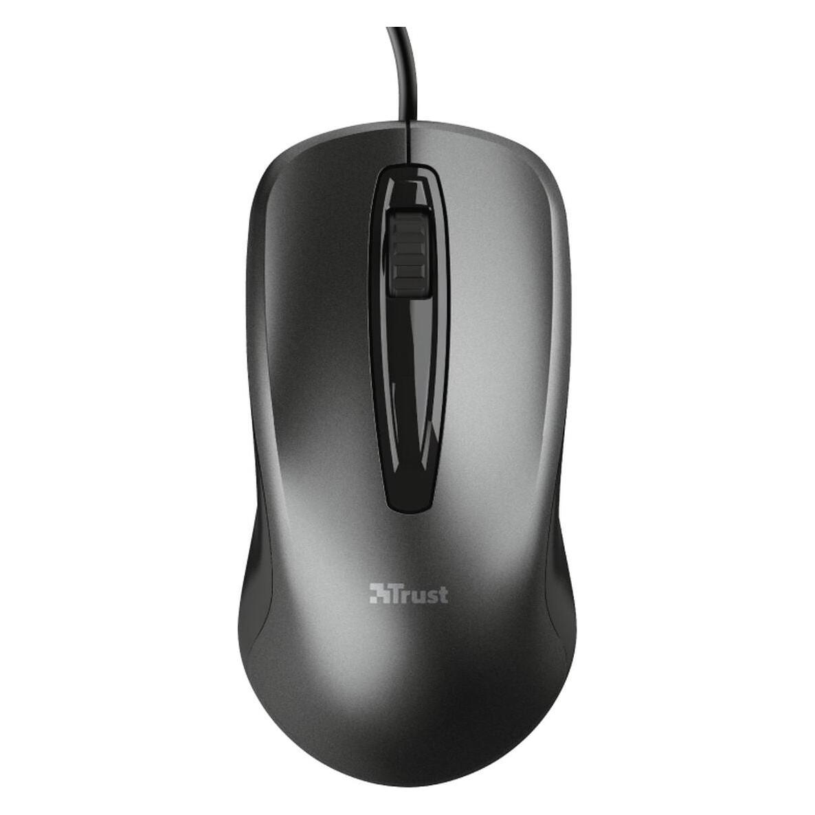 Trust Carve Maus USB Typ-A Optisch 1200 DPI Beidhändig (Kabelgebunden) (23733)
