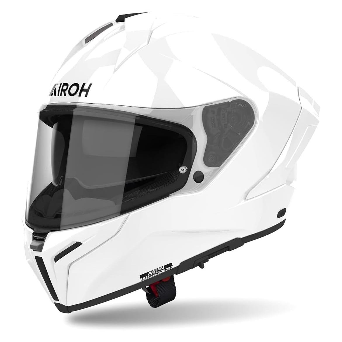 Airoh Matryx Weiss glänzender Helm (L) (AI47A1311180C-L)