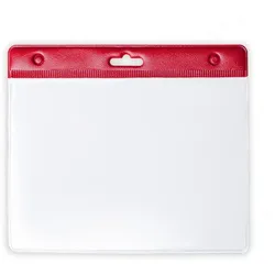 50x Roter Namensschildhalter