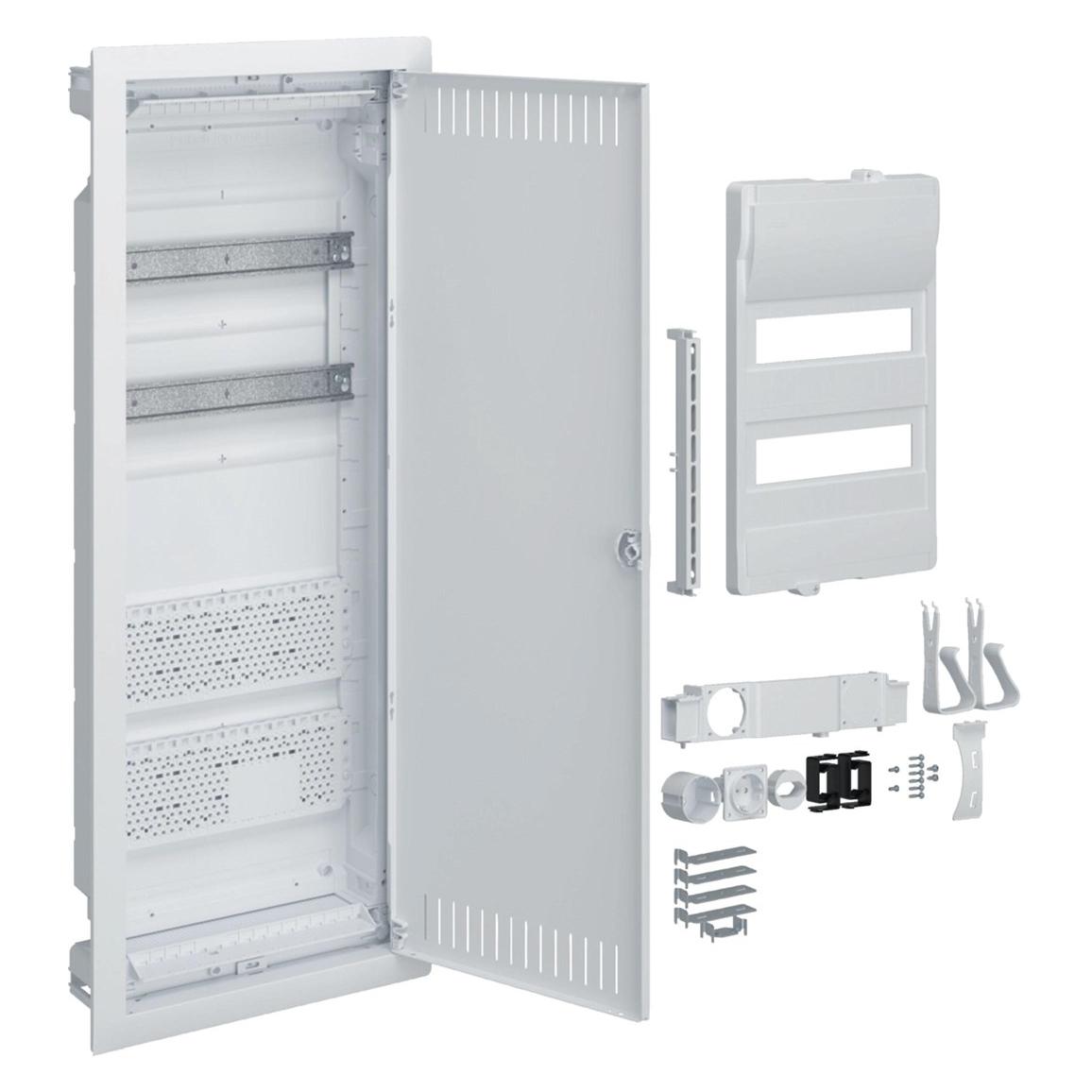 KUNSTSTOFF PT HYBRID-SCHALTANLAGE 24M 2X MON IP40 PLATTE 865X335X90 VOLTA PERFORIERTE TÜREN. HYBRID (VU602PLH)