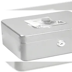 Alco Geldkassette Stahlblech 195x145xx95mm silber
