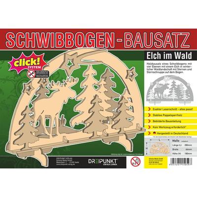 Bausatz Schwibbogen 'Elch'