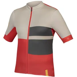 Endura, Herren, Velotrikot, FS260 Print Trikot (kurzarm) (XS), Rot, XS