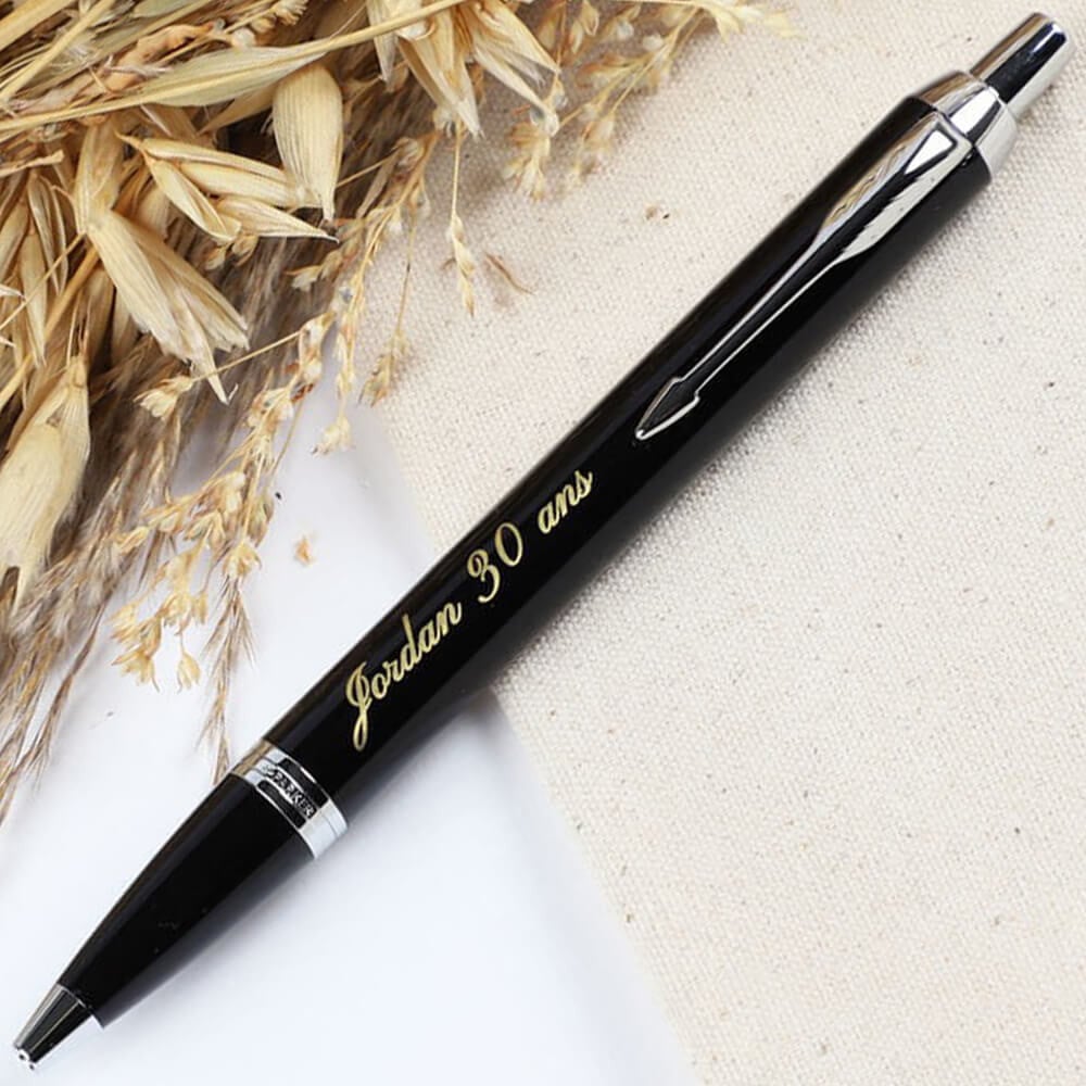 Ocadeau Stylo Parker Noir personnalisé