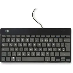 R-Go Tools Tools Compact Break Tastatur (DE, Kabelgebunden), Tastatur, Schwarz