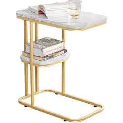 SoBuy, Couchtisch + Beistelltisch, Winter (50 x 30 x 58 cm)