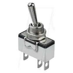 HS 638 H - Hebelschalter, 10(4)A-400VAC, 1x Ein-Aus-(Ein)