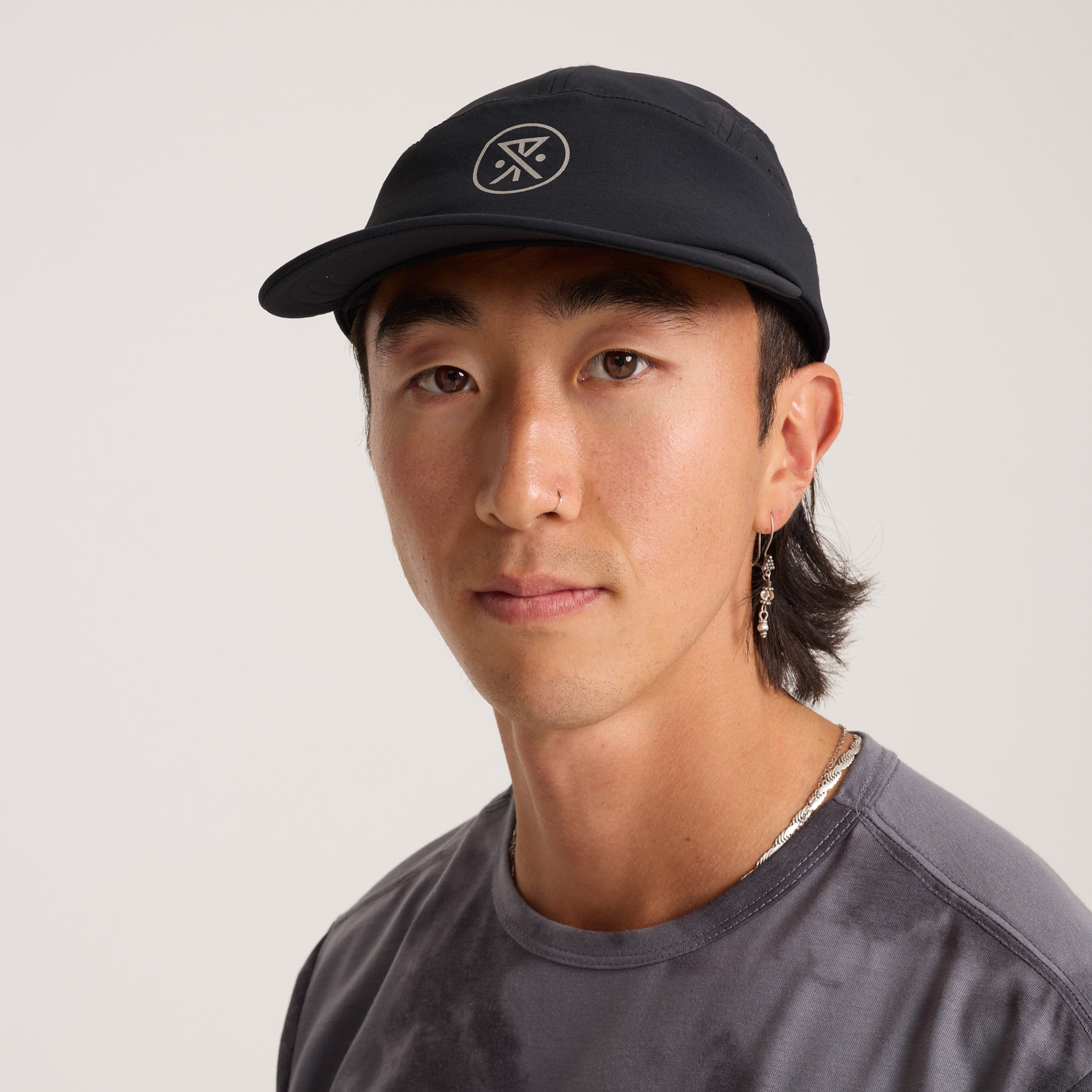 Roark Alta Elite Run Cap Herren Basecaps schwarz Lifestyle Elastisch