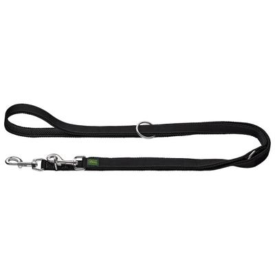Hunter - Verstellbare Führleine Maldon 3.0 - Hundeleine Gr Width: 2,0 cm, Length 200 cm schwarz