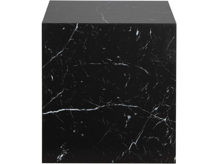 Beistelltisch Avero schwarz/weiss MDF B 45 H 50 cm