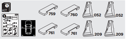 France Attelage Kit Thule 5258