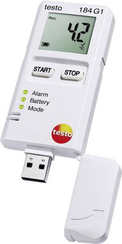Testo 0572 1846 184 G1 Multi-Datenlogger Messgröße Temperatur, Luftfeuchtigkeit, Vibration/Beschleunigung -20 bis +70°C 0 bis