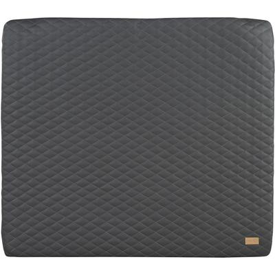 Wickelauflage ROBA "Luxe, graphite gesteppt", grau (graphite), PU-Beschichtung, Polyestervlies, Wickelauflagen, Wickelauflage