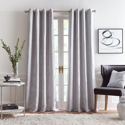 Karl Lagerfeld PARIS Ember Jacquard Curtain Panel Pair