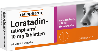 ratiopharm GmbH LORATADIN-ratiopharm 10 mg Tabletten 20 St 00142740