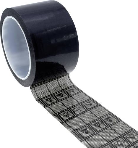 Quadrios ESD-Klebeband 1 St. Schwarz, Transparent (L x B) 33m x 19mm
