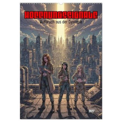 Hoffnungssignale, Aufbruch aus der Dystopie (Wandkalender 2027 DIN A2 hoch), CALVENDO Monatskalender