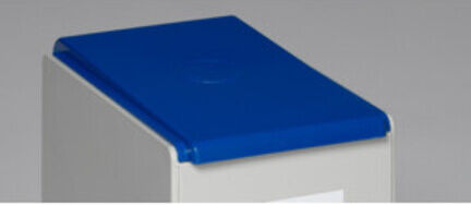 VAR Couvercle pour conteneur plastique 40 l bleu (38002)