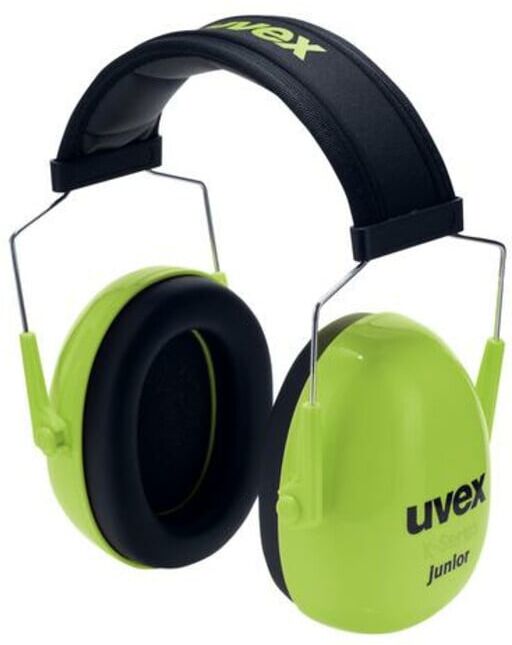 uvex Protection auditive uvex K Junior, vert, SNR 29 dB, taille S, M (2600011)