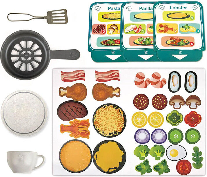 Cuisine deluxe avec plaques de cuisson électroniques et bac à recyclage - Hape