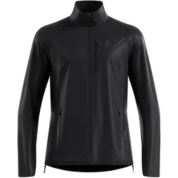 Odlo, Herren, Langlaufjacke, Isolierte und wasserdichte Zeroweight Dual Dry Langlaufjacke (L), Schwarz, L