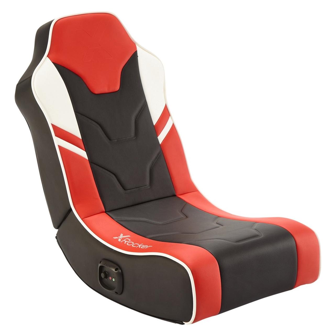 X Rocker Shadow 2.0 Stereo Audio Gaming Floor Rocker Red (5121701)