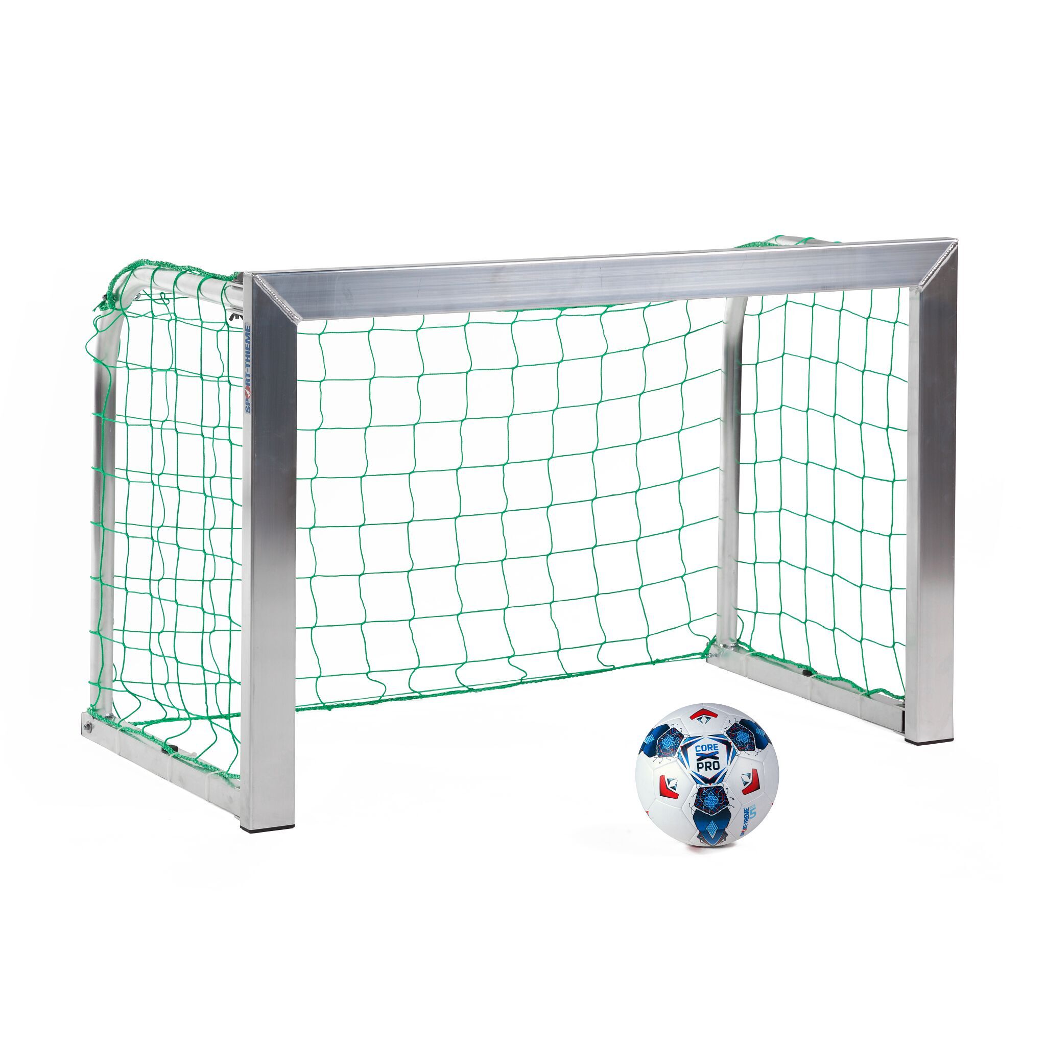 Sport-Thieme Mini-Fußballtor "Training", Inkl. Netz, blau (MW 4,5 cm), 1,20x0,80 m, Tortiefe 0,70 m