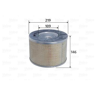 Valeo Luftfilter [Hersteller-Nr. 585756] für Toyota