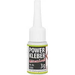 Petec Power Kleber blitzschnell Sekundenklebstoff Sekundenkleber 3g