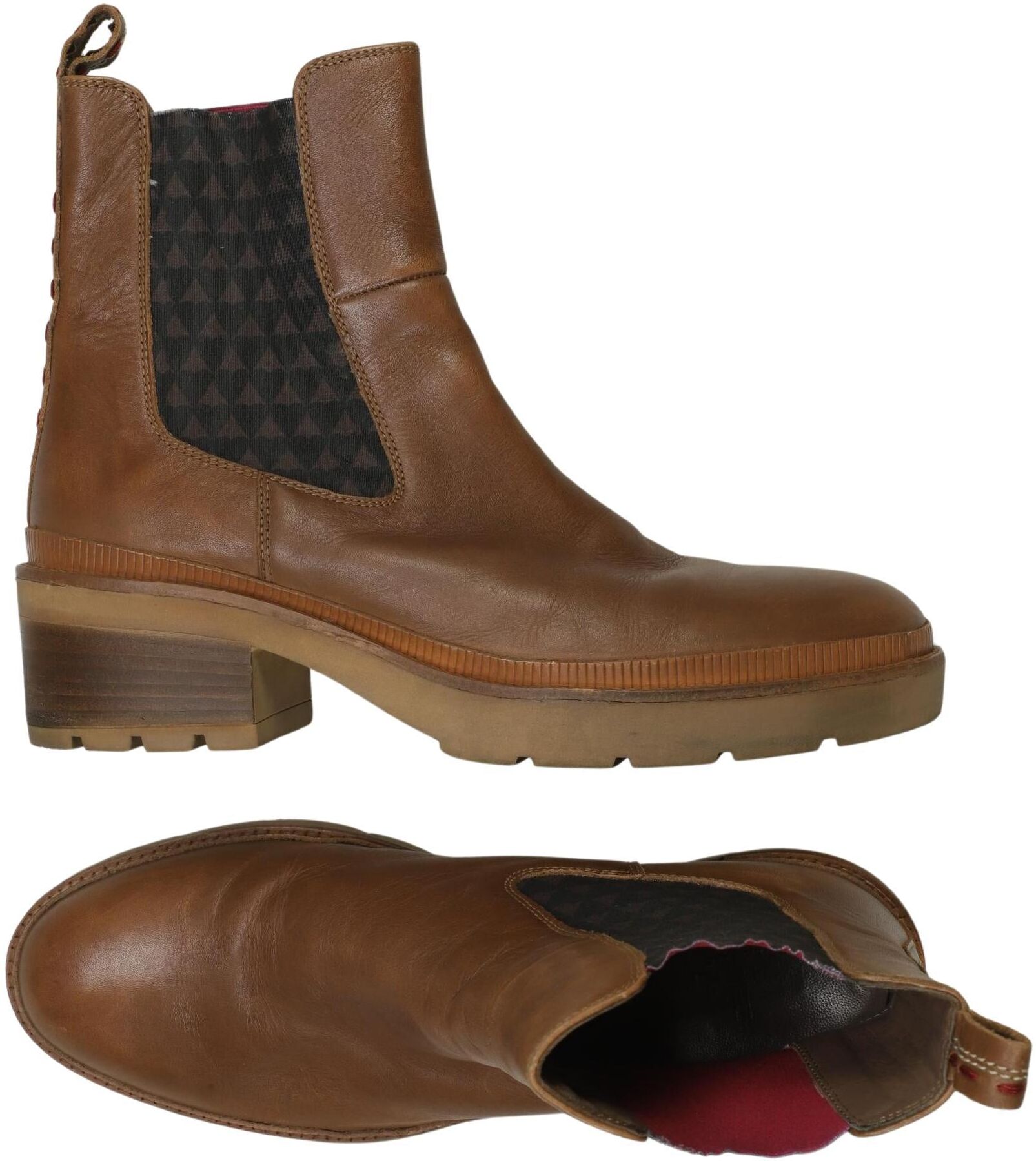 Crick IT Damen Stiefelette, Braun, Gr. EU 41, Leder - Second Hand