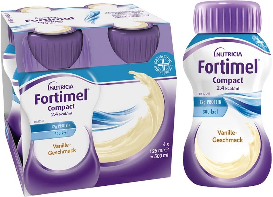 Fortimel Compact 2.4 Vanillegeschmack 4X125ml