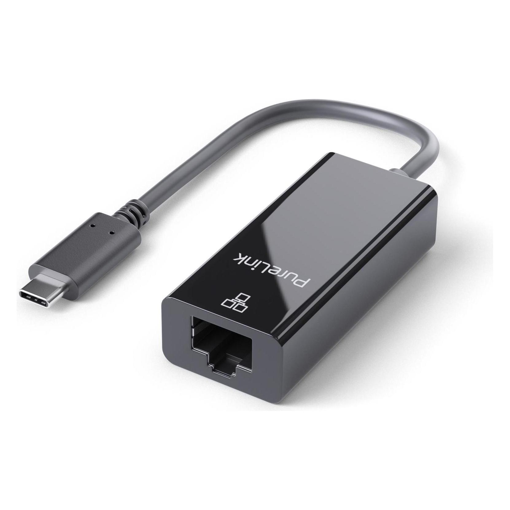 Purelink Netzwerk-Adapter IS261 USB-C - RJ-45, schwarz (USB, RJ45 (1x)) (IS261)
