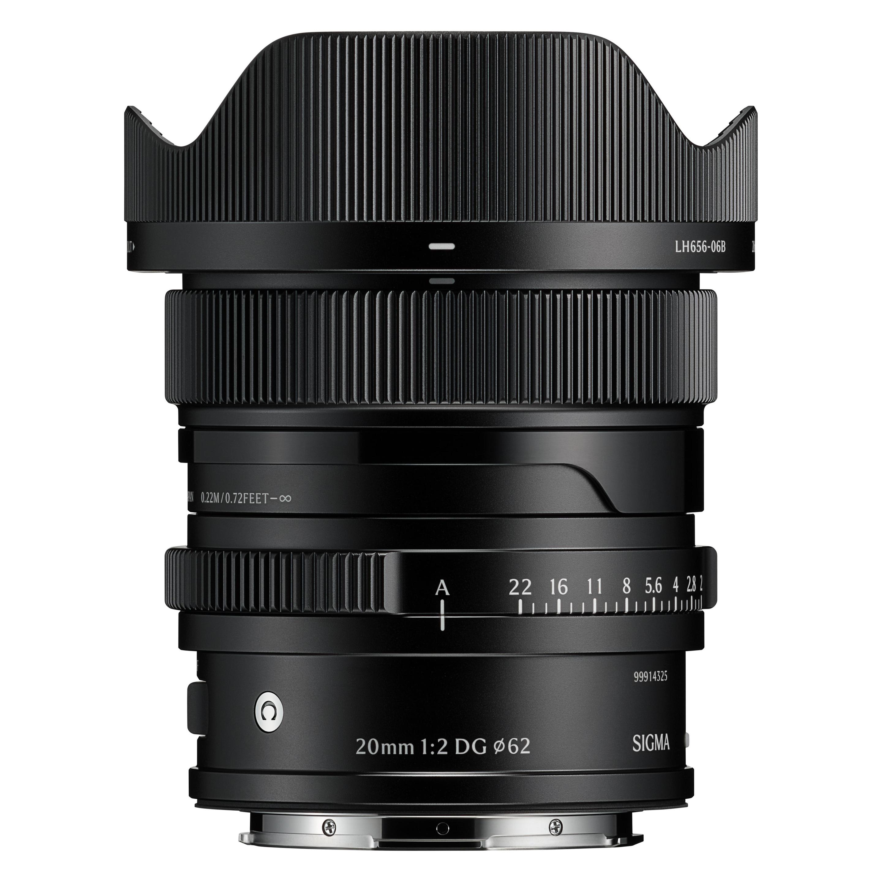 Sigma 20mm F2,0 DG | Contemporary (Sony-E) (Black) (Sony E, Vollformat) (49B965)