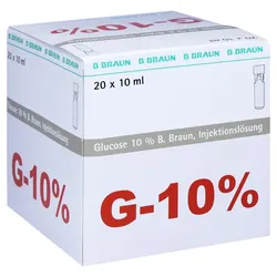 Glucose 10% B.braun Mini Plasco connect 20X10 ml