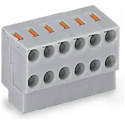 Wago 252-106, Elektronikkabel + Stecker, Grau