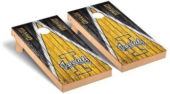 Skip's Garage Idaho Vandals Triangle Cornhole Board Set