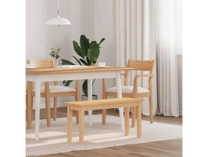 Automne/hiver  Brun Banc 90cm - bois massif caoutchouc - Hauteur:45cm DEC5283965