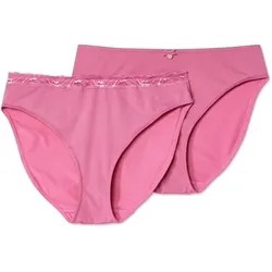 Tchibo - 2 Slips - Damen - Gr. S - rosé