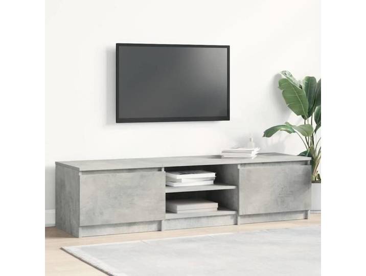 TV Cabinet Concrete Grey 55.1x15.7x14.0  Engineered Wood