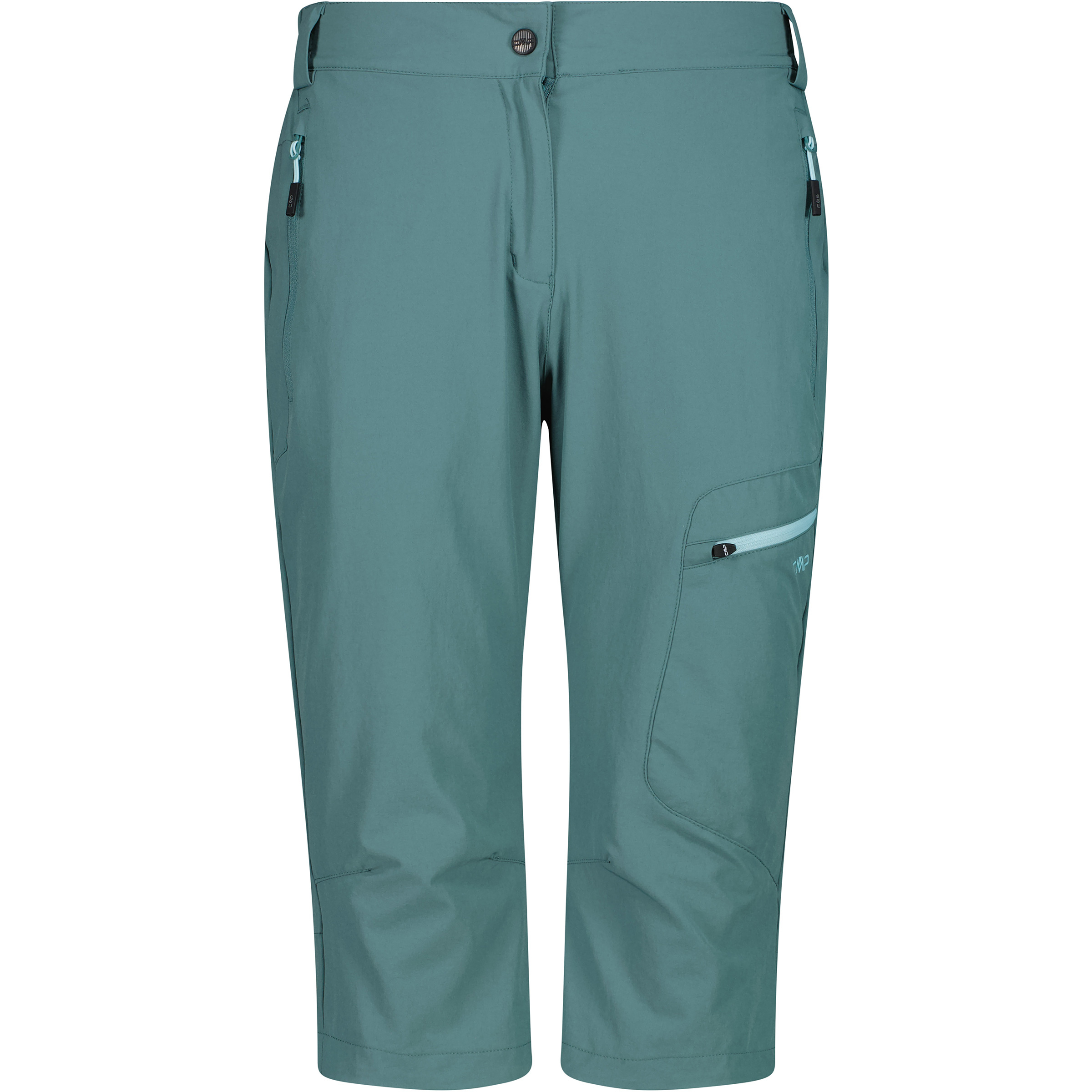 CMP Capri Hose Damen Kurze Hosen tuerkis Größe XS Camping Elastisch