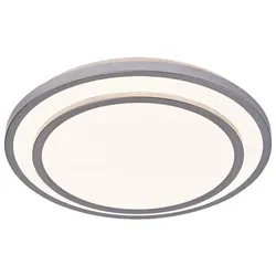 OSRAM Deckenleuchte Orbis Berlin 39cm mit silbernen Plastik-Ringen