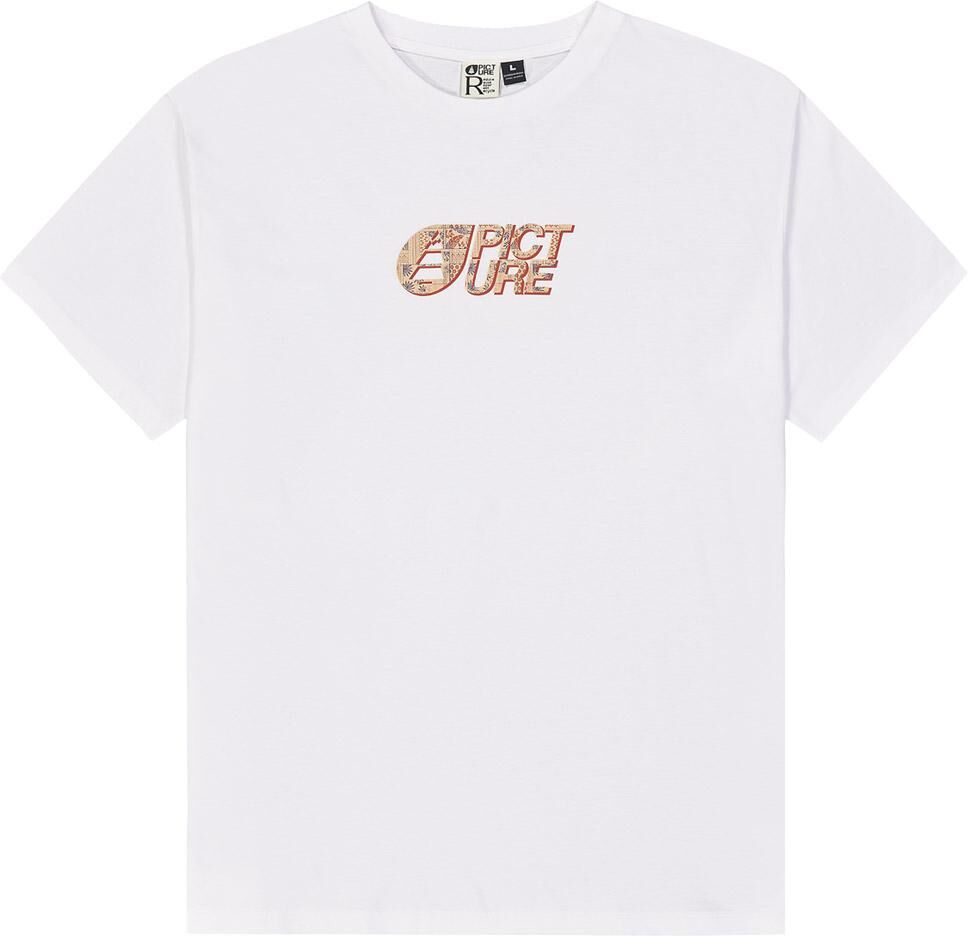Picture  - Basement Printed Tee White - S - Tee-shirt