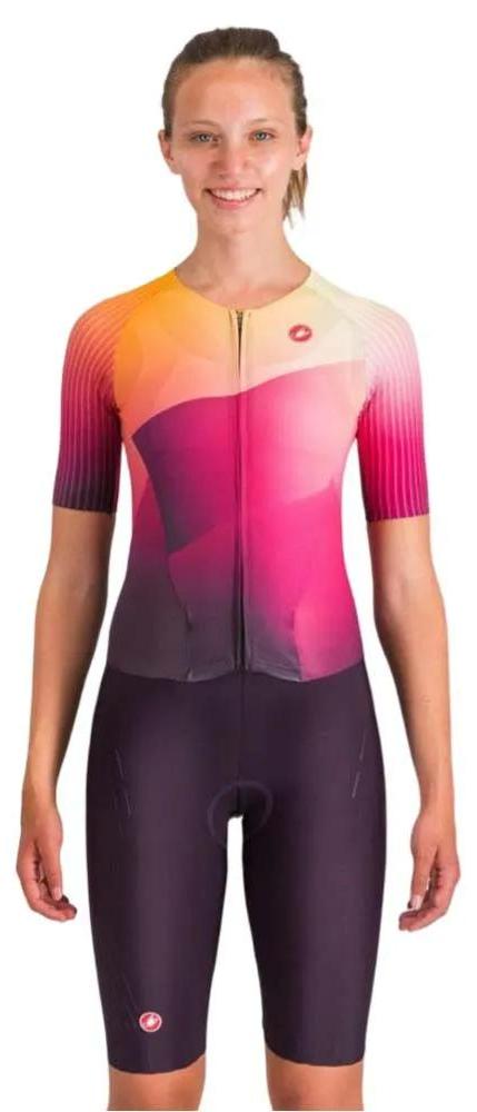 Castelli Integral Free Sanremo 3 Kurzarm-trisuit Schwarz L Frau Schwarz L
