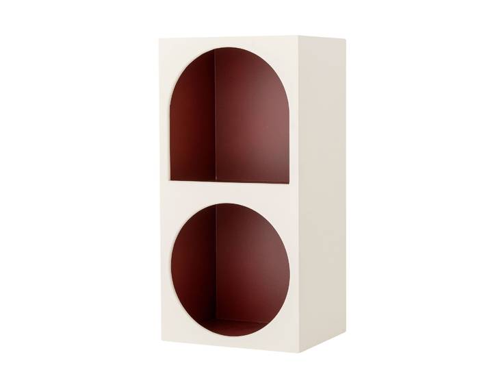Bücherregal Bristol – Grafisches Design in verschiedenen Farben - Weiß - Luxusbetten24